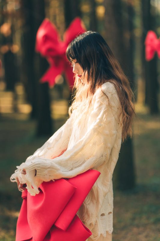 兔子Zzz不吃胡萝卜 No.025-红色蝴蝶结 [22P]-Zos次元社