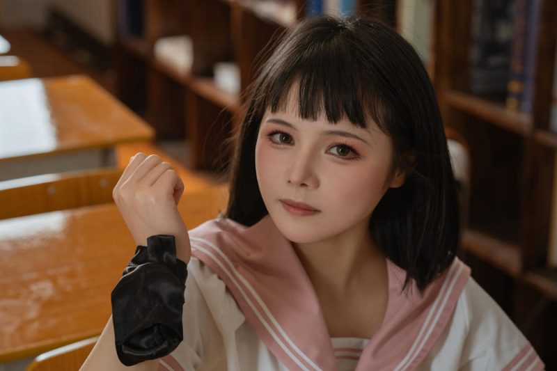 七月喵子 No.041 – 放学后的补习 (&奈汐酱nice) [72P 1V]-Zos次元社