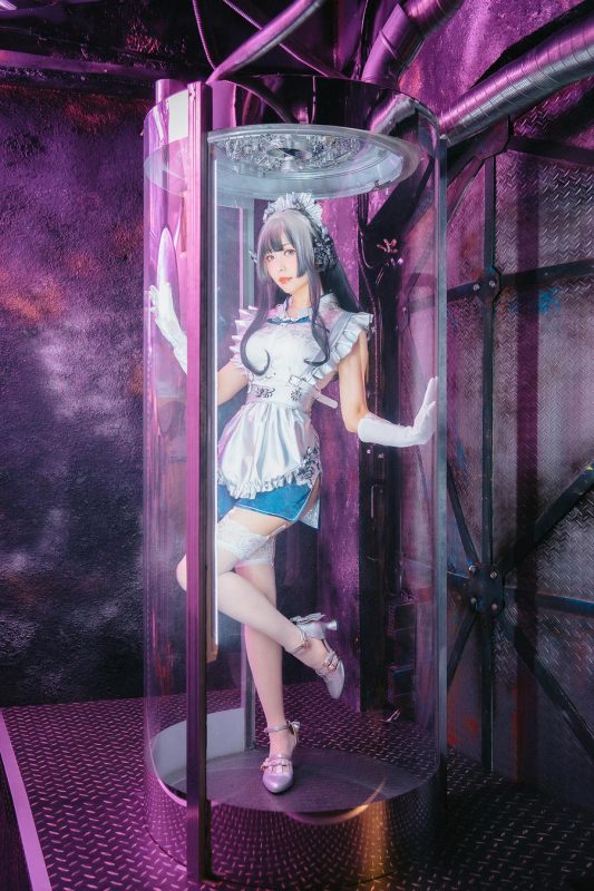 ElyEE子 No.088 – 赛博女仆 Violane青辉石 [28P]-Zos次元社