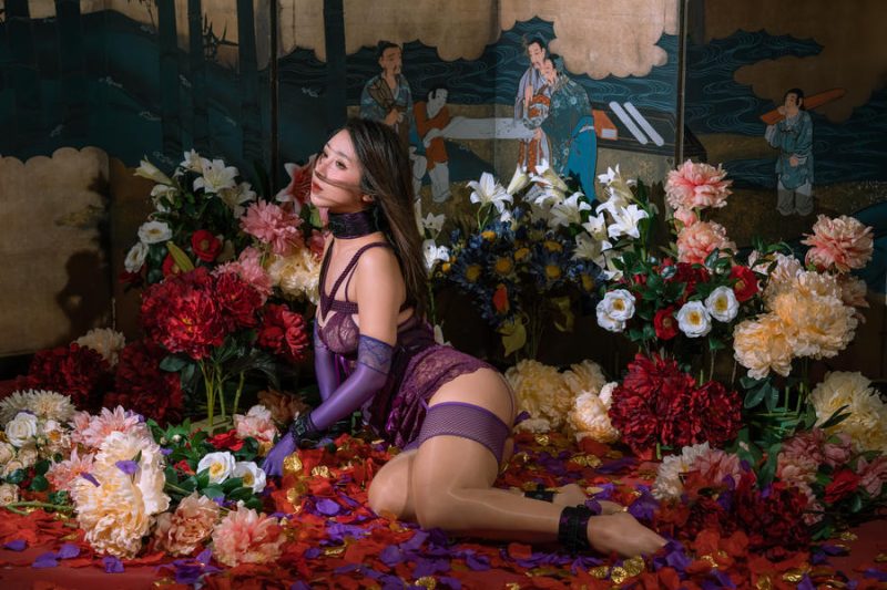 云溪溪 No.091 – 奶桃 繁花 [83P]-Zos次元社