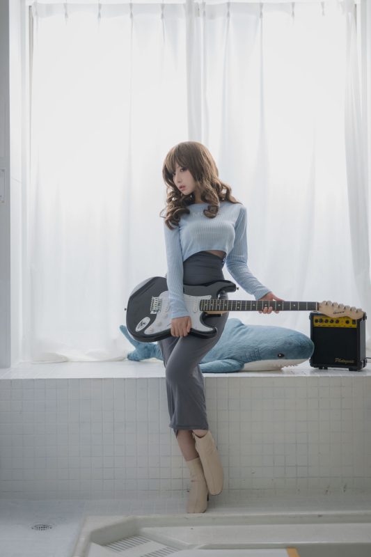 Shika小鹿鹿 No.075-吉他妹妹 [20P]-Zos次元社