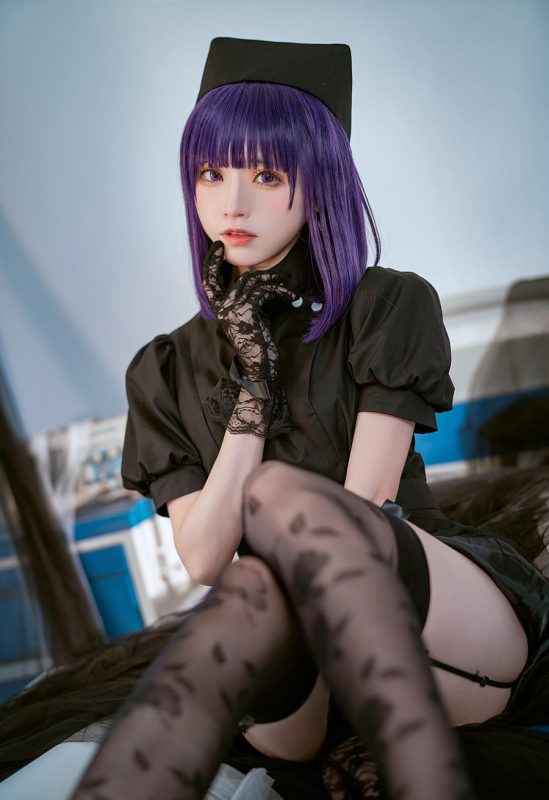 Kitaro_绮太郎 No.066-喜多川海梦 黑色护士 [14P]-Zos次元社