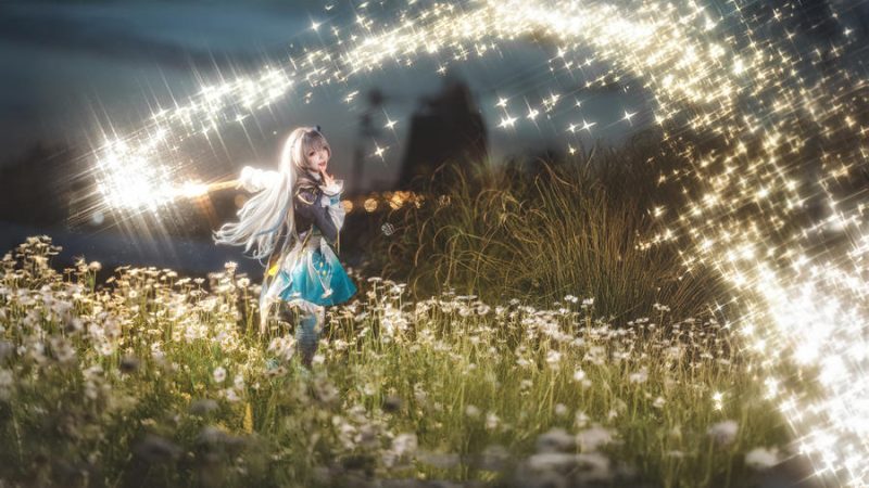 花柒Hana No.038 – 崩坏·星穹铁道 流萤 [18P]-Zos次元社