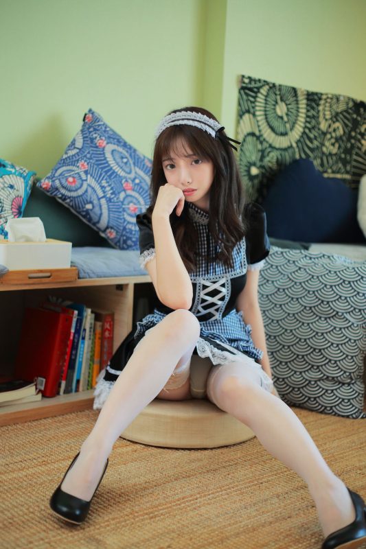 雯妹不讲道理 No.016-女仆写真 [17P]-Zos次元社