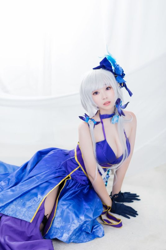Bambi(밤비) No.003-Azur Lane-Illustrious (Never-Ending Tea Party ver.) [21P]-Zos次元社