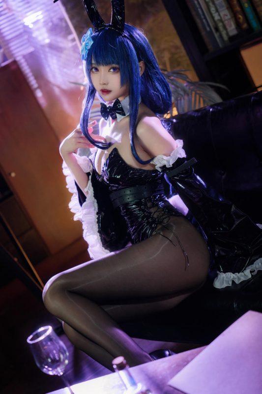 大大卷卷小卷 No.019 – 原神 雷电将军 兔女郎 [17P]-Zos次元社