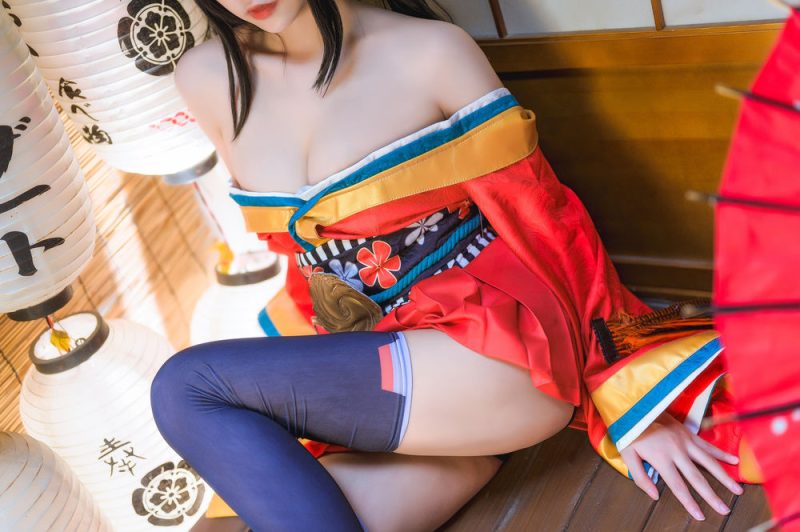 momoko葵葵 No.023-真爱 大凤本子 4套 – 和服 [19P]-Zos次元社