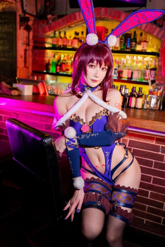 阿包也是兔娘 No.010-斯卡哈兔女郎 [32P]-Zos次元社