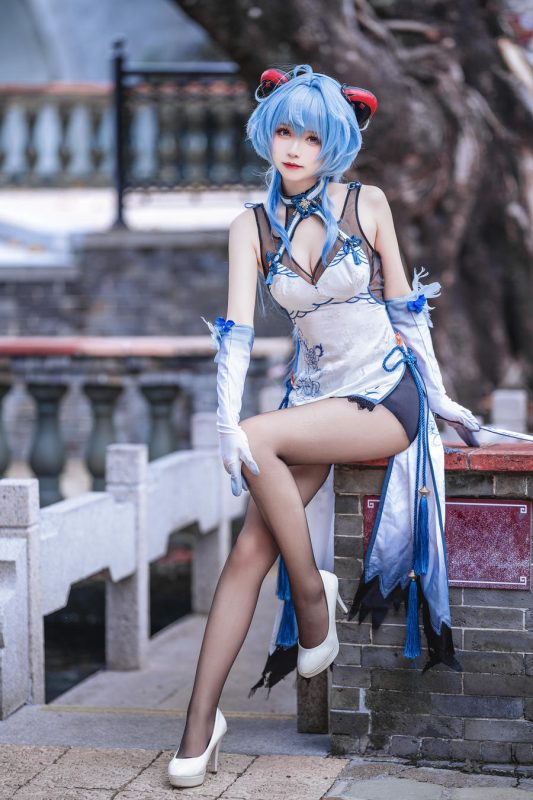 大大卷卷小卷 No.023 – 原神 甘雨 旗袍 [18P]-Zos次元社