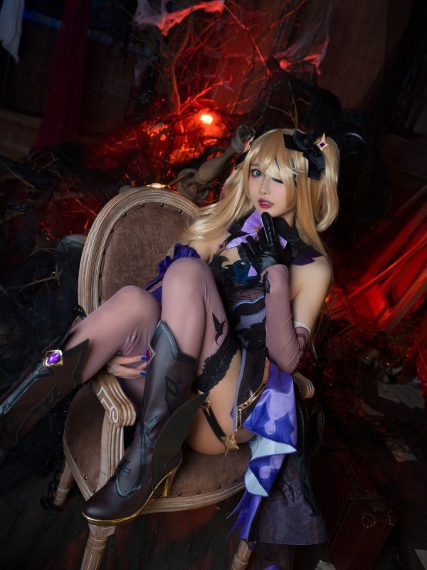 阿包也是兔娘 No.039-原神 中二皇女 [53P]-Zos次元社