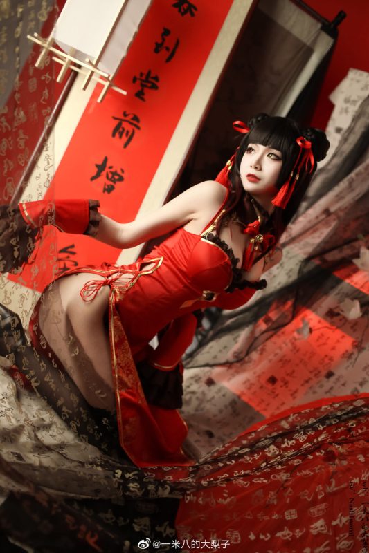 一米八的大梨子 No.005-时崎狂三新春旗袍 [12P]-Zos次元社