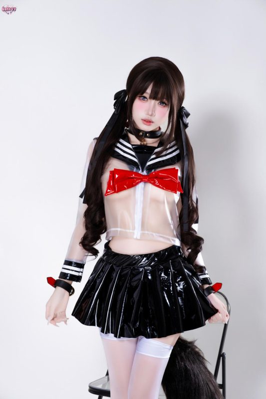 柒柒要乖哦 No.067 – 兽尾透明JK [50P]-Zos次元社