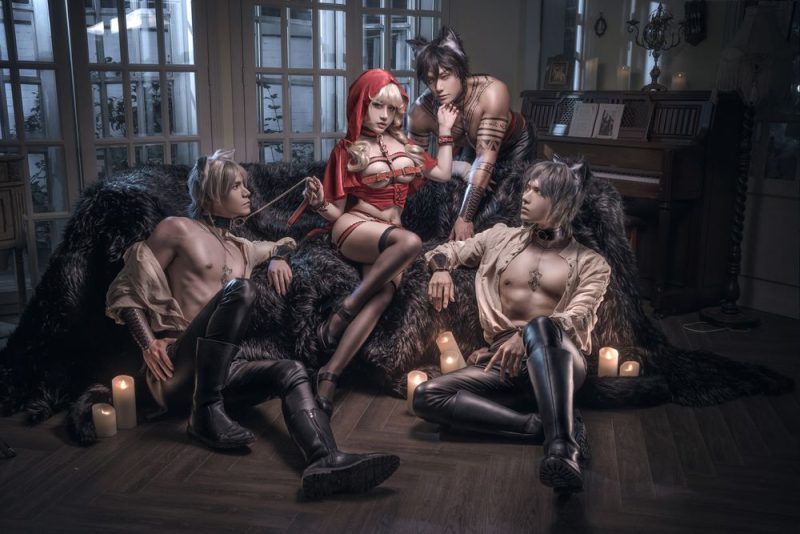 芊川一笑(一笑芳香沁) No.035-小红帽 [21P]-Zos次元社