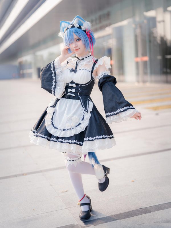 花柒Hana No.041 – 萤火虫动漫嘉年华 猫猫蕾姆 [107P 1V]-Zos次元社