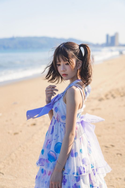 桜桃喵 No.144-甜甜×4 – 贝壳 [11P]-Zos次元社