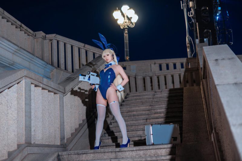 樱落酱w No.028 – 蔚蓝档案 toki兔女郎 [32P]-Zos次元社