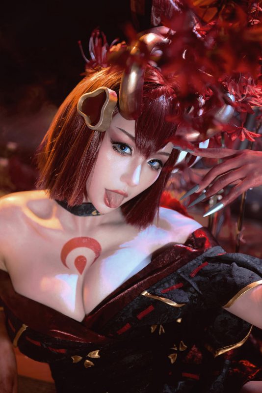 瓦斯塔亚小龙虾 No.001-猩红之月伊芙琳 [12P]-Zos次元社