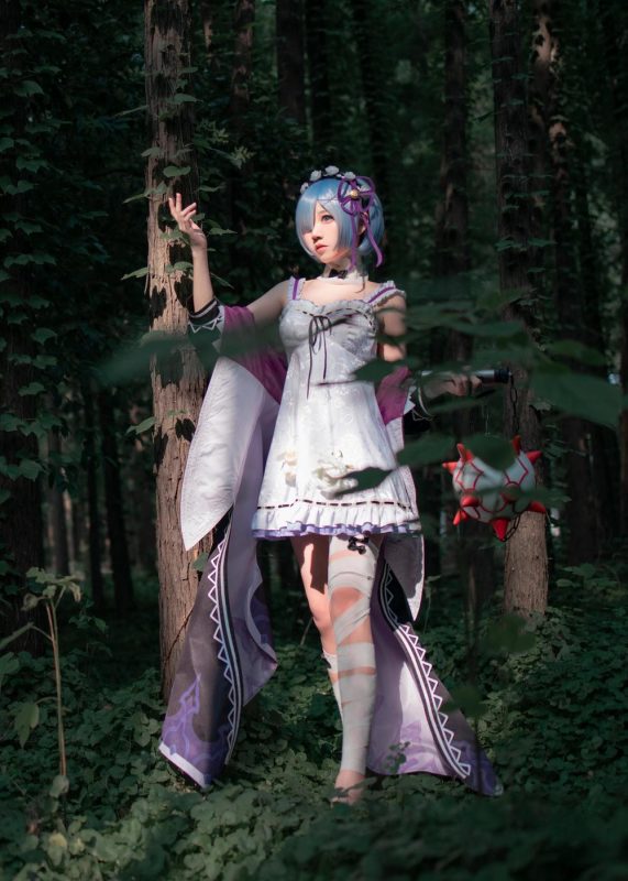 楚楚子w No.014-RE从零开始的异世界生活死亡爱丽丝联动蕾姆 [11P]-Zos次元社