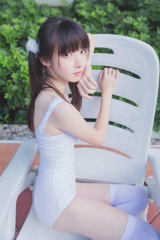 祖木子 No.009-泳边白丝 [29P]-Zos次元社