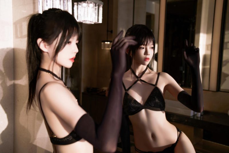 桜桃喵 No.258 – 黑金 [50P 2V]-Zos次元社