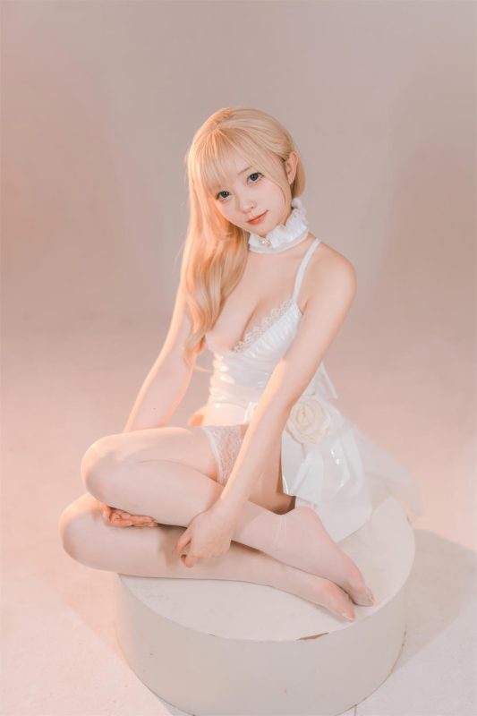 花铃 No.047 – 纯白小花嫁 [48P]-Zos次元社