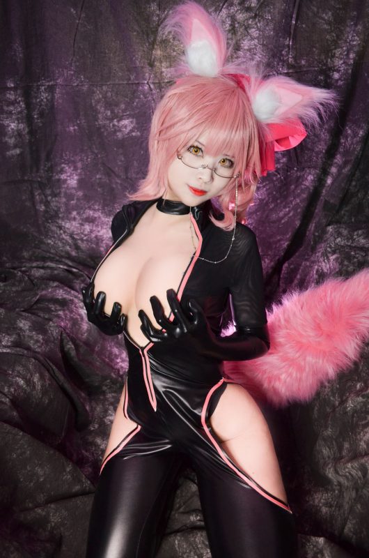 kaya萱 No.018-玉藻前 皮衣 [15P]-Zos次元社