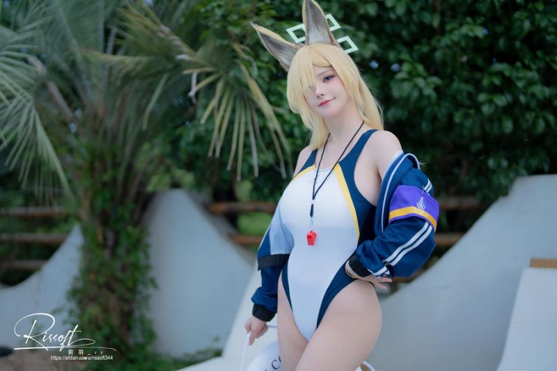 前羽 No.017 – 碧蓝档案 尾形康娜竞泳 [53P]-Zos次元社