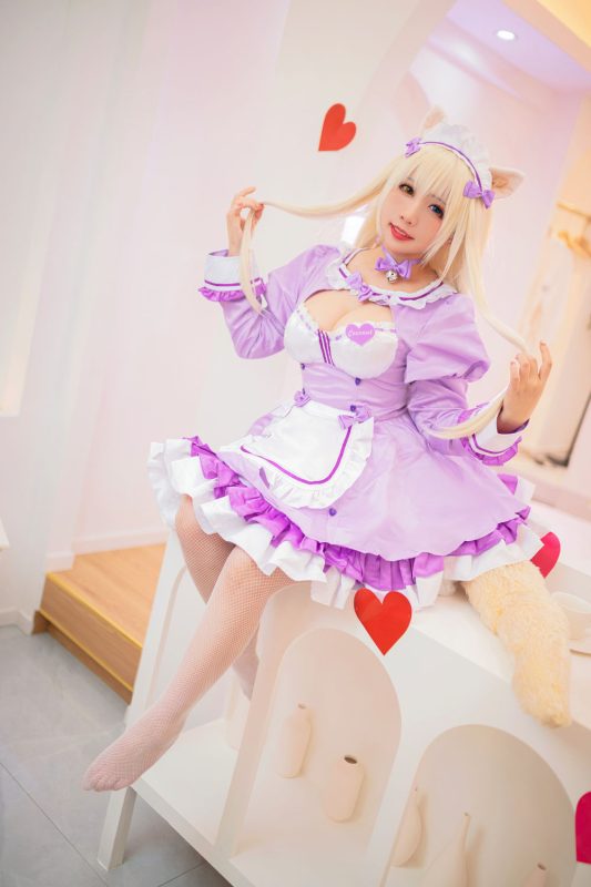 猫田圣奈奈 No.008-猫娘乐园 椰子女仆 [25P]-Zos次元社