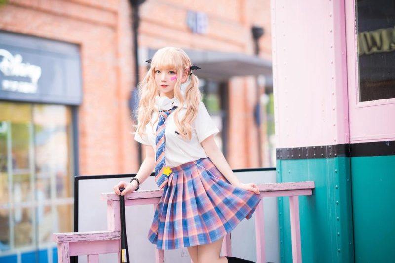 楚楚子w No.069-JK制服 夏日穿搭 [18P]-Zos次元社