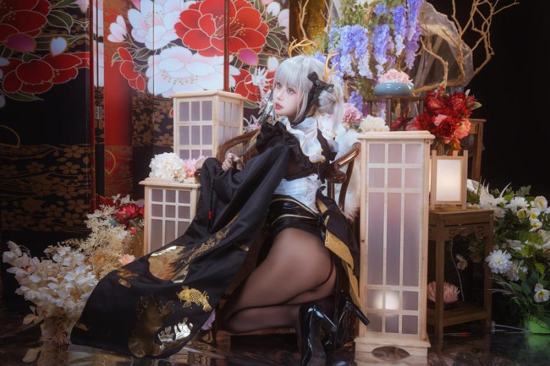 萌芽儿o0 No.046 – 白兔和服 [18P]-Zos次元社