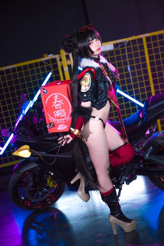 G44不会受伤 No.009-春鹏饺子外卖小妹 [24P]-Zos次元社