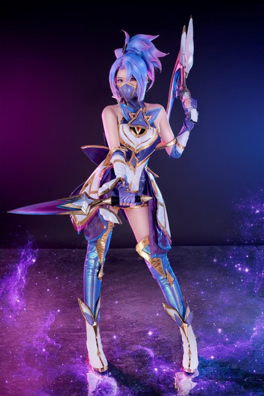 ZinieQ No.057 – LOL Akali x Kai’Sa Star Guardians (&PingPing) [41P 9V]-Zos次元社