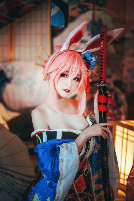 yui金鱼 No.010-八重樱&明日方舟 黑 [30P]-Zos次元社