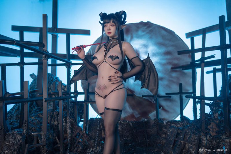 皮皮奶可可爱了啦(超皮皮皮奶) No.050 – 魅魔2 [40P]-Zos次元社