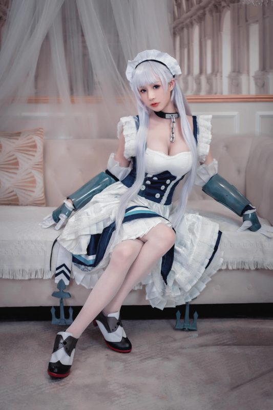 西园寺南歌 No.024 – 女仆本 贝尔法斯特 [35P]-Zos次元社