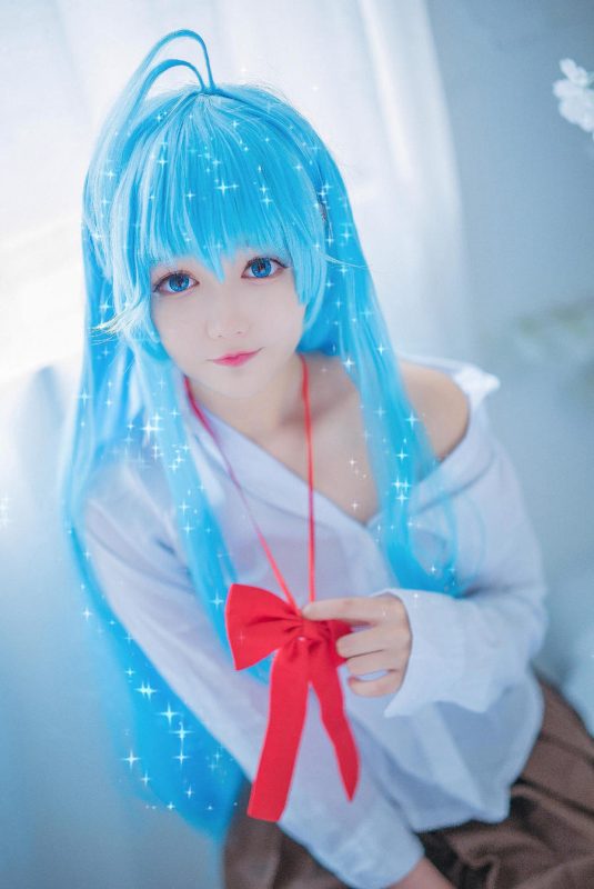 羽天Shine No.044-电波女与青春男 藤和艾莉欧 [15P]-Zos次元社