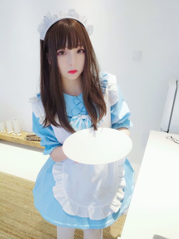 古川 No.042-蓝白女仆 [19P]-Zos次元社