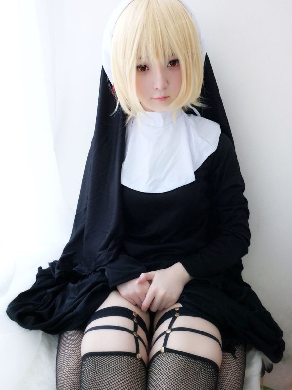 一小央泽 No.023-黑修女 [21P]-Zos次元社