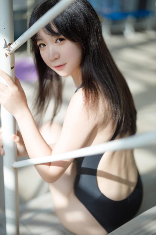 樱落酱w No.022-泳池竞泳 [32P]-Zos次元社