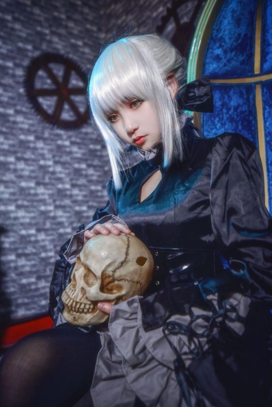 这个泡泡就是逊啦 No.009-吾王 阿尔托莉雅 黑SABER [11P]-Zos次元社