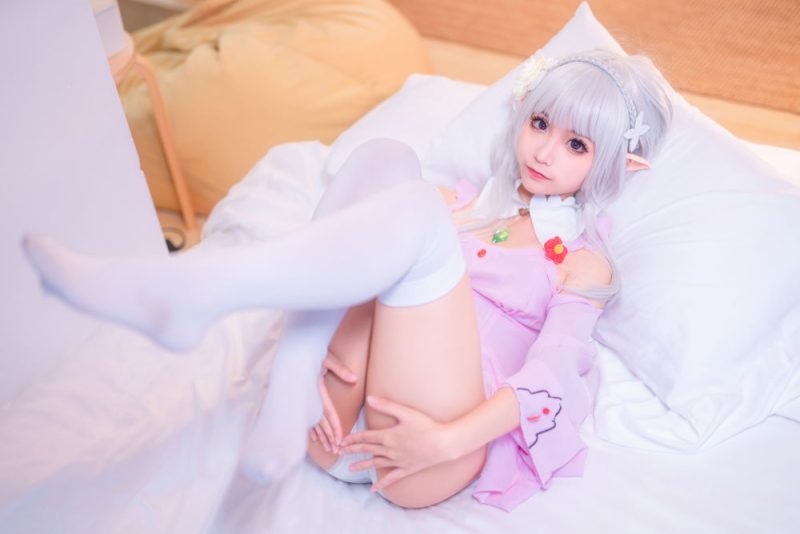 蠢沫沫（momo） No.009-粉睡衣 [40P]-Zos次元社