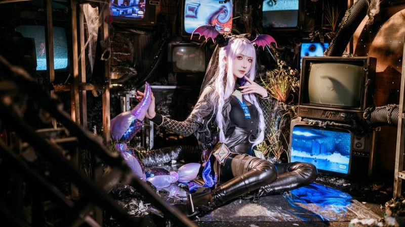 源纱希喵喵喵 No.026 – 明日方舟 狮蝎 [23P]-Zos次元社