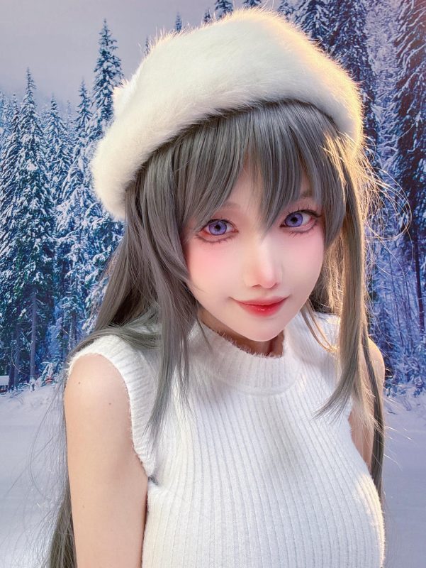 Shika小鹿鹿 No.124 – 麻衣学姐 [25P]-Zos次元社