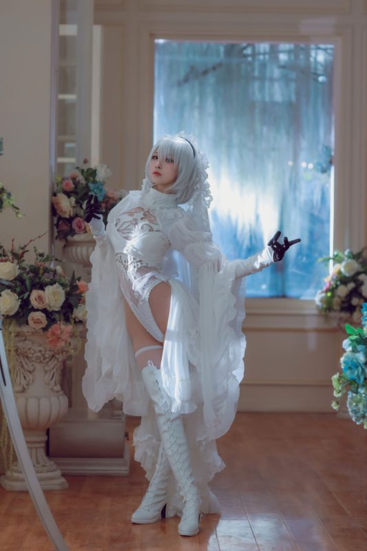 水淼aqua No.051-尼尔机械纪元 2B [55P]-Zos次元社