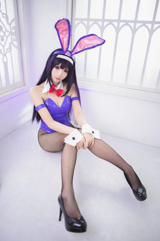 羽生三未 No.028 – 霞之丘诗羽兔女郎 [37P]-Zos次元社