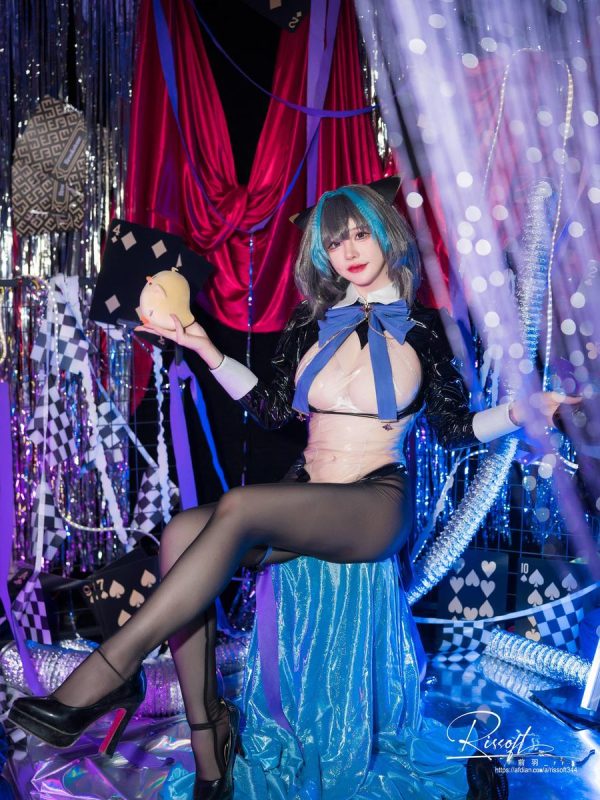 前羽 No.016 – 碧蓝航线 柴郡魔术师 [50P]-Zos次元社