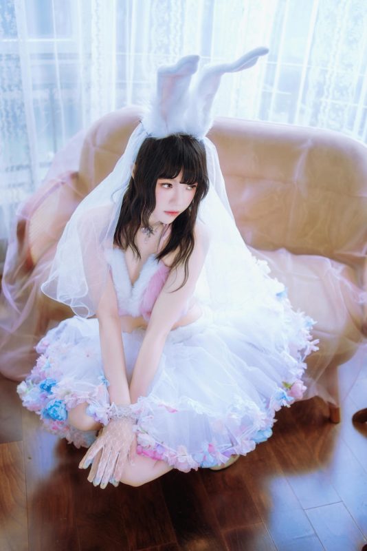 桜桃喵 No.228 – 花嫁兔 [54P 2V]-Zos次元社