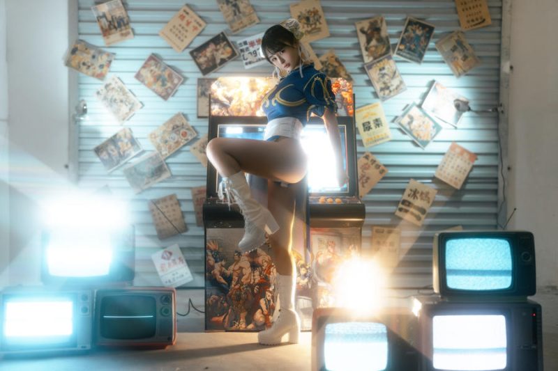 桜井宁宁(宁宁子同学) No.098 – 电玩春丽 [60P]-Zos次元社