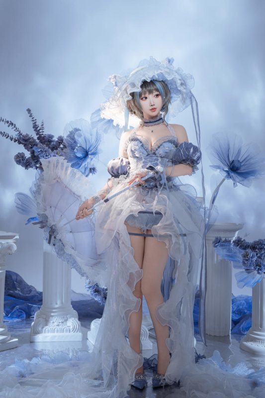 面饼仙儿 No.141 – 碧蓝航线 柴郡礼服废稿 [21P]-Zos次元社