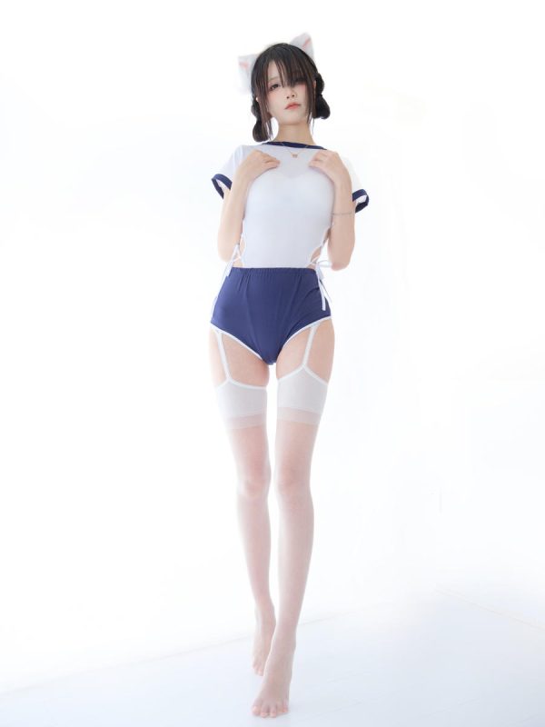 五更百鬼 No.031 – 体操服 猫耳 [25P]-Zos次元社